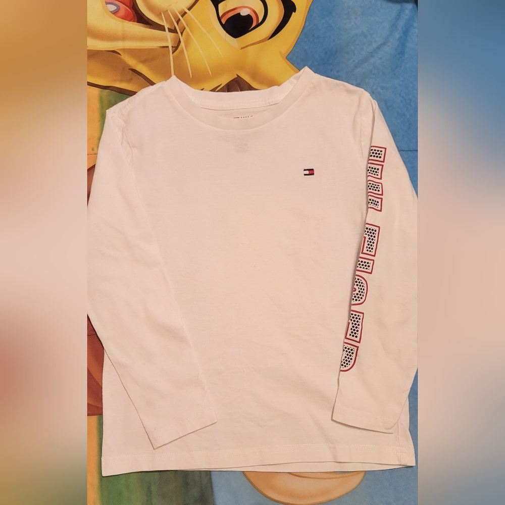 Tommy Hilfiger Kids White Long Sleeve Tee